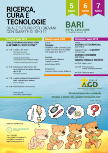 Programma del convegno AGD Italia Bari 2019